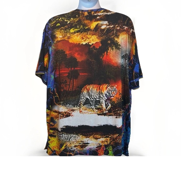 Robert Graham Limited Edition Sumatra Tiger Short Sleeve T shirt Men’s 3XL - Picture 6 of 13